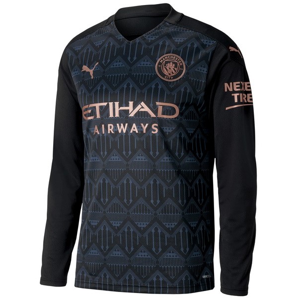 Thailandia Maglia Manchester City Away ML 20/21 Nero